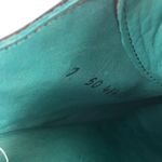 Pskaufman Crosswalk Oxford Ankle Boots Hand Paint Metallic Cap Toe Size 7 Black Photo 9