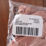 ASOS DESIGN Twist High Leg Hipster Bikini Bottom Mink UK 14 US 10 Pink Photo 5