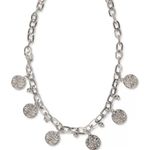 Charter Club Tree Charm Statement Necklace in Silver-Tone NWT MSRP $50 Photo 0