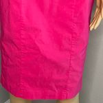EXPRESS Stretch Strapless MIDI Dress Hot Pink and Black Size 8 Photo 6