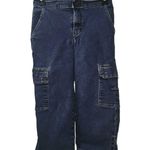 Jordache  Cargo Pants Denim Blue Adjustable Waist Casual Kid Size‎ Photo 0