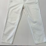 Elizabeth and James  High Rise Vintage White Straight Leg Denim Jeans‎ Size 10 Photo 3