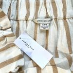 American Eagle NWT  Outfitters Striped Linen Blend Skirt Photo 1