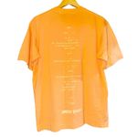 Billie Eilish Uniqlo  Takashi Murakami Peach Logo Tee Shirt Orange Sz Medium Photo 1
