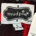 Mud Pie  Red Black Windowpane Everly Bow Tunic Ruby Large (12/14) NWT Photo 4