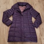 Gucci NWT Emporio Armani Purple Chic Feminine Luxury Cozy Down Long Puffer Size Small Photo 0