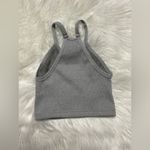 Free People Happiness Runs Crop Tank in Heather Grey Photo 8