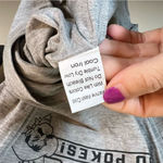 Piko  Women’s Gray Oklahoma OSU Pokes Bamboo Top Medium NWT Photo 7