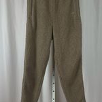 SKIMS Medium Fleece Sherpa Teddy Joggers Desert Street Casual Plush Fuzzy Soft Photo 4