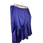 Jason Wu Purple Satin Tiered Skirt Sz. XL Photo 3