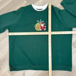 Classic Elements Vtg Embroidered Ugly Christmas Sweatshirt  Green‎ 16W 18W Photo 11