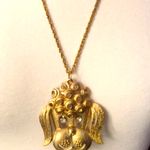 Antique Gold VINTAGE Gold Dog Necklace Photo 4