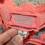 Johnny Was  Workshop Women’s Embroidered Bereginia V-Neck Blouse Boho in Coral S Photo 12