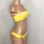 PilyQ gold lace bikini. NO STRAPS. Retails $192. Medium Photo 3