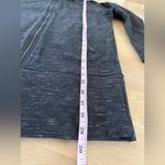 Athleta Stronger CYA Long Fleece Lined Hoodie Jacket Charcoal Heathered Grey-XXS Photo 5