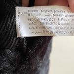 ZARA  Black faux fur crop sweater NWT Photo 5