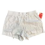 Ci Sono  Linen Collection White Shorts XL‎ Drawstring Elastic Waist Pockets Photo 9