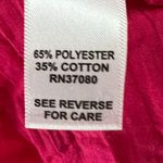 Cato Blouse Womens 14-16W Pink Embroidered Floral Geo Gauzy Cover Up Boho Top Photo 10