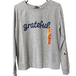 Grayson Threads Grayson/Threads women’s size small Heather grey long sleeve Grateful Sweatshirt Photo 7
