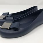 Melissa 's Space Love Blue Jelly Flats Navy Blue Photo 1