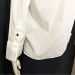 CELINE Authentic Elegant Phoebe Philo Poplin White Blouse Photo 7