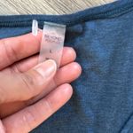 Beyond Yoga  Navy Sleeveless Top Heather Blue Front Wrap Tank Photo 2