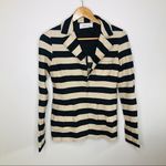 Derek Lam  10‎ Crosby Single Button Striped Blazer M Medium Tan Black Jacket Photo 1