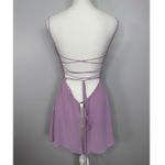 Mistress Rocks NEW Mini Dress Size Medium Lilac Cowl Neck Rhinestone Party Sexy Photo 7