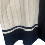 St. John Black & Cream Knit Full Zip Knit Sweater Blazer Women Sz S Photo 6
