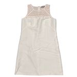 Loft NEW White Embroidered Scallop Yoke Dress Photo 2