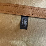 Michael Kors New  Greenwich Saffiano Leather Satchel Bag Brown Tote Classic Chic Photo 15