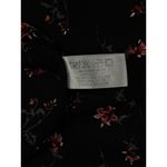 Yonett + Claire Top Size M Womens Black Floral Pink V Photo 7