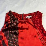 CAbi  Crewneck Sleeveless Geometric Print Silk Blend Tunic Size M Style # 154 Photo 4