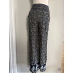 American Eagle ‎ black blue white XS Paisley Floral Smocked Waist  Pant boho Y2K Photo 1