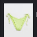 Aerie Green Bikini Triangle Top and Tie-Side Bottoms Photo 4