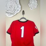 Nike NTM: Georgia Bulldogs #1 Dri-Fit Red & White Football Jersey Women’s Large Photo 10