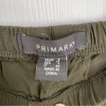 Primark Olive Army Green Cloth Elastic Waist Shorts Women’s Size 4 Photo 3
