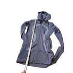 Lululemon Womens Gray Hooded Long Jacket Size 4 Photo 3