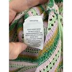 Zaket & Plover Loose Knit Long Sleeve Pullover Multicolor Striped Women’s Small Green Photo 6