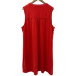 Boden Plus Nadine Notch Cotton Mini Dress Orange Size 20 Photo 4