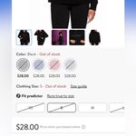 Reebok Super Soft Cropped Gravity Hoodie With Zipper Pocket Womens Size Medium Photo 1