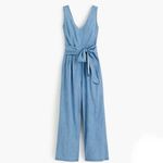 J.Crew  Chambray Tie Jumpsuit- Size 2 Photo 3