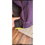 Nike Pro Dri Fit Running 1/2 Zip Women’s Purple Jacket Fleece Lined Medium Photo 4