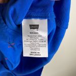 Levi's Levi’s Queen Anne’s Lace Blouse Button Front Nebulus Blue Women’s Size 2X Floral Photo 4