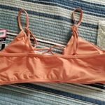 Amazon SHEKINI Floral Print Swim Bottom Cutout Spaghetti Strap Top 2 Piece Coral Sz XL Photo 1