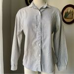 VINTAGE 1980s cotton pinstripe shirt Photo 1
