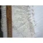 Pretty Angel Floral White Lace Off The Shoulder Crop Tiered Top Sheer Blouse S M Photo 8