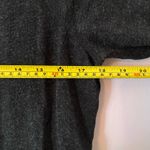 James Perse Standard Heathered Black Crewneck Long Sleeve Shirt Women's 2 Medium Photo 5