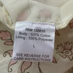 Love Sam NWT  Floral Halter Top - Cream/Pink - Large Photo 6