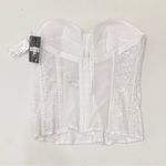 DOMINIQUE Style#8949 Colette Lace White Corset Bridal Bra Size 36DD (E) Photo 11